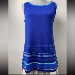 Tommy Hilfiger | Newport Striped Tank | Blue
Combo | Large | NWT $59.50